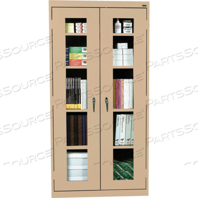 CLEAR VIEW STORAGE CABINET CA4V361272 -36X12X72, SAND