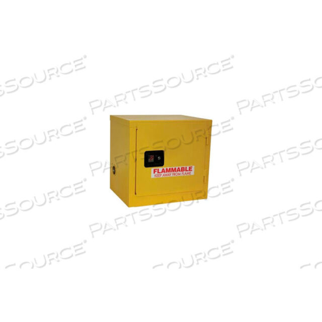 OEM#: BY06YPQQSTACKABLE FLAMMABLE CABINET, MANUAL CLOSE SINGLE DOOR, 6 GAL.,23WX18DX22H by Jamco