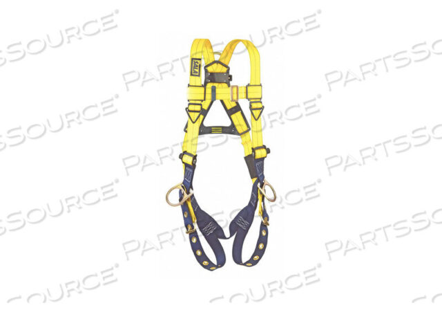 OEM#: 1104875DBI-SALA VEST STYLE HARNESS, W/BACK & SIDE D-RINGS, TONGUE BUCKLE LEGS, X-LARGE by 3M Consumer