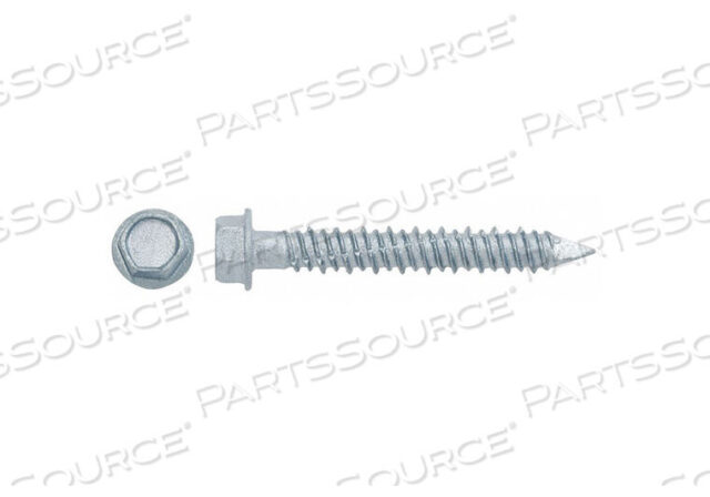 OEM#: 04117-PWRSELF-TAPPING CONCRETE SCREW, 410 SS, HEX HEAD, 1/4 X 3-1/4-100 PK by Powers Fasteners