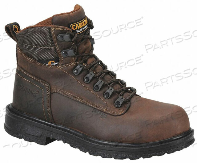 6 WORK BOOT 14 2E BROWN STEEL PR