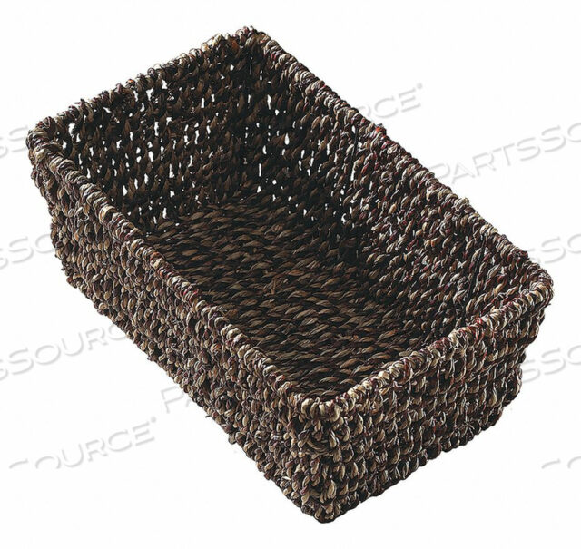 GUEST TOWEL BASKET BROWN RECTANGULAR