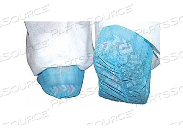 OEM#: HCS3012SHOE COVERS BLUE 7 IN H PK300 by HCS
