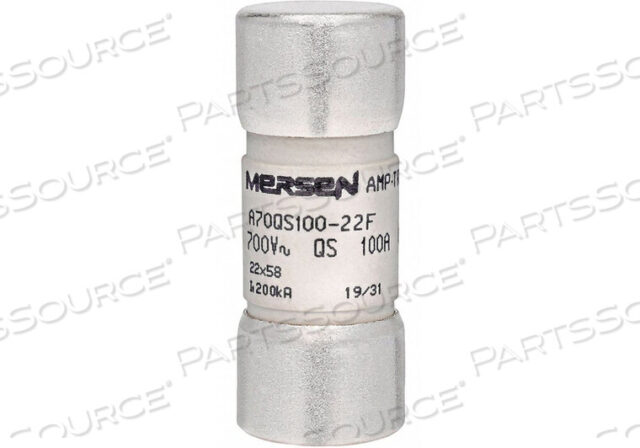 OEM#: A70S100 -22FSEMICONDUCTOR FUSE 100A A70QS 690VAC by Ferraz Shawmut