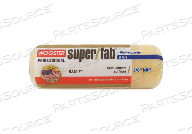 OEM#: R239-7PAINT ROLLER COVER 7 3/8 NAP by Wooster