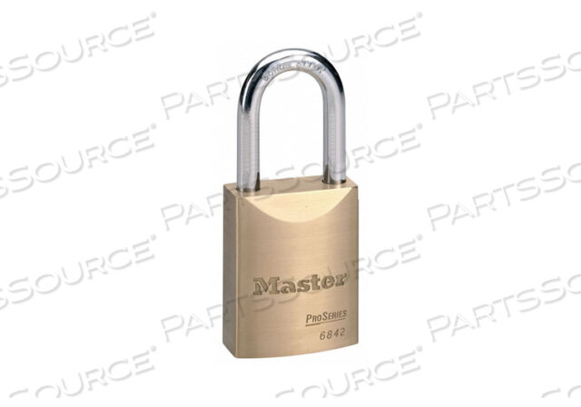 OEM#: 6842D045KAKEYED PADLOCK 25/32 IN RECTANGLE GOLD by Master Lock