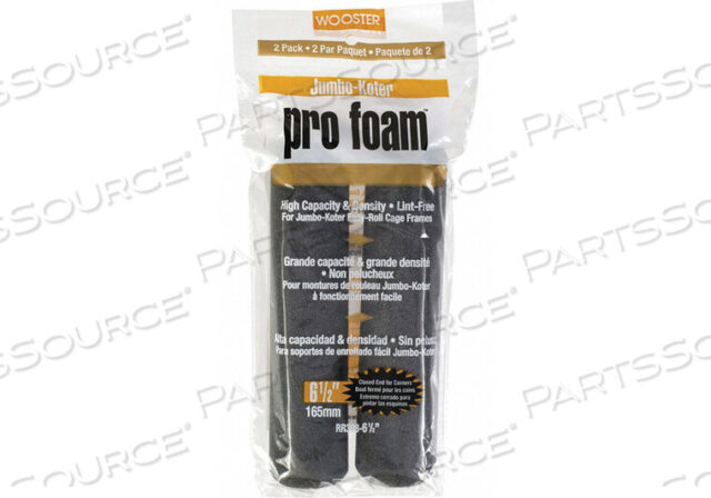 OEM#: RR308-6-1/2MINI PAINT ROLLERS 6-1/2IN. FOAM PK2 by Wooster