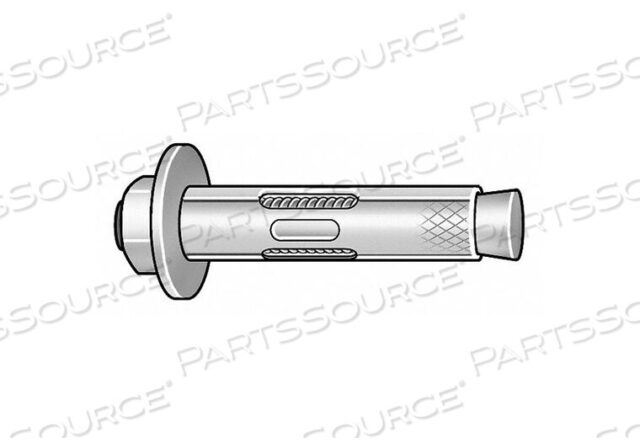 OEM#: HN-1222SLEEVE ANCH HEX NUT S 1/2 PK25 by Red Head