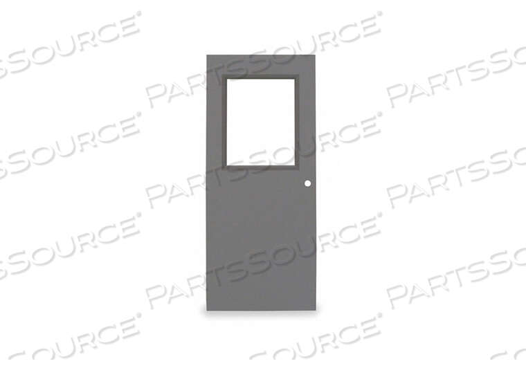 OEM#: CHMD X HG30 68 X CY-CE-16GAD3658 HALF GLASS STEEL DOOR 80X36 IN 16 GA by Ceco