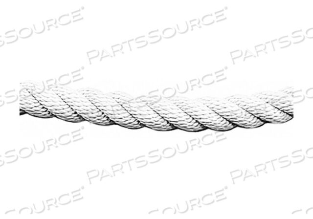 OEM#: ROPE-TWST-32-06/0-X-XXXX-XXBARRIER ROPE 1-1/2 IN X 6 FT WHITE by Lawrence Metal