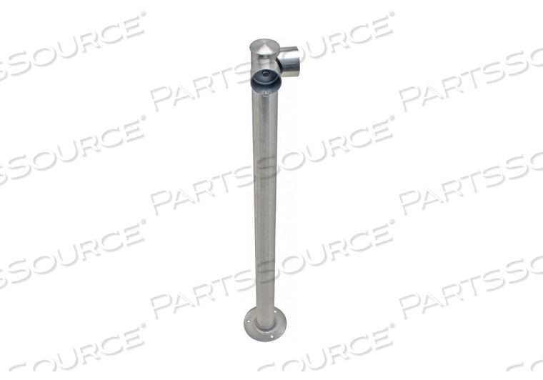 OEM#: ADAPTARAIL-1L-5-36-COR-1PADAPTA-RAIL CORNER POST POLISHED CHROME by Tensabarrier