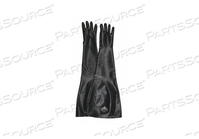 CHEMICAL RESISTANT GLOVES L SIZE BLK PR