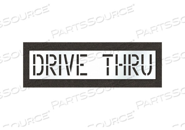 OEM#: STL-108-71836PAVEMENT STENCIL DRIVE THRU by RAE Products & Chemicals Corp.