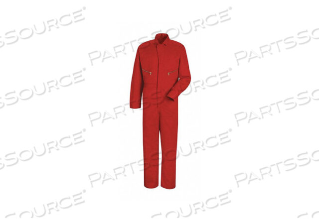 MNS LS COTTON COVERALL-RED