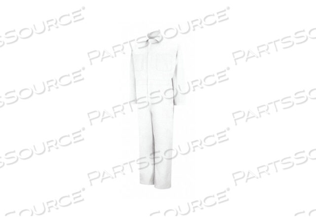 MNS LS WHITE ACTION BACK COVERALL