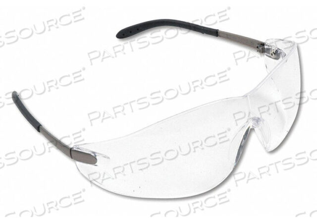 OEM#: CWS S2110SAFETY GLASSES CHRM FRAME CLR LENS PK12 by MCR Safety