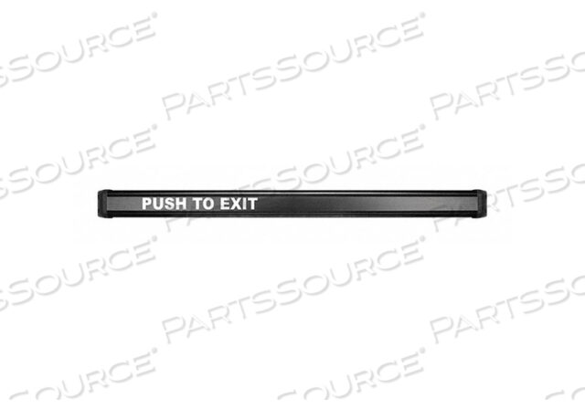 OEM#: EMB-BKPUSH TO EXIT BAR DPDT SURFACEMOUNTED BLK by Securitron