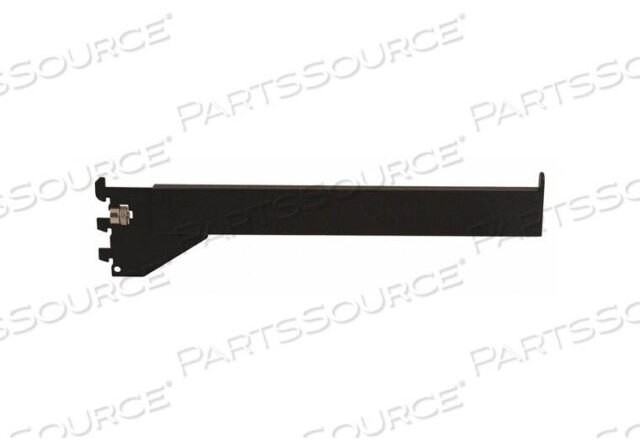 OEM#: RDW12/MABSTRAIGHT ARM 12 D 1/4 W 1 H BLACK PK24 by Econoco