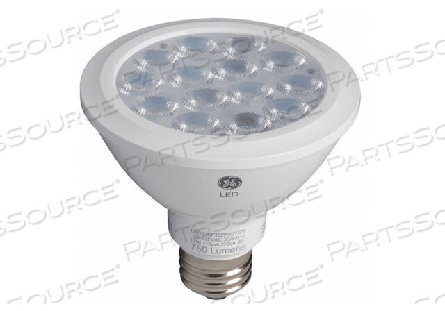 OEM#: LED12DP30RW82740LED LAMP PAR30 12W 2700K 40DEG. E26 by GE Lighting