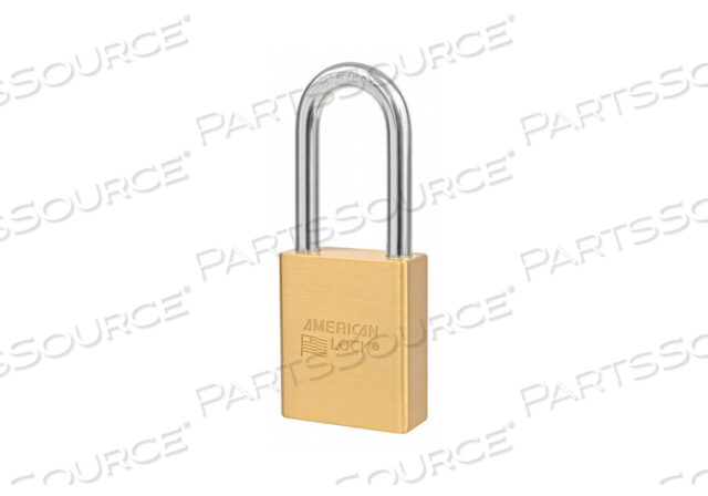 OEM#: A3651D035KDKEYED PADLOCK 15/16 IN RECTANGLE GOLD by Master Lock
