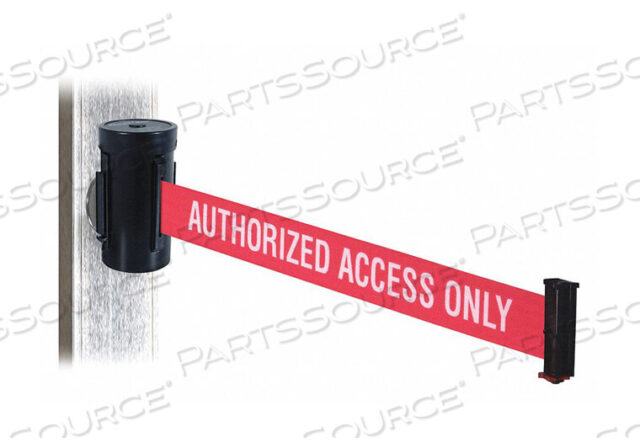 OEM#: WH700SB-AAO-MMBELT BARRIER BLACK RED/WHITE TEXT BELT by VISIONTRON Corp.