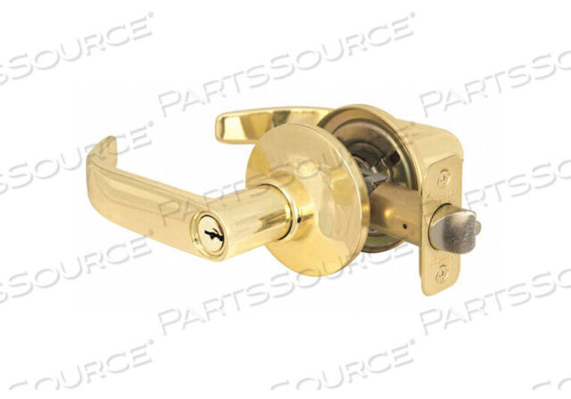 OEM#: RL0203KA4SLEVER LOCKSET BRIGHT BRASS RETURN STYLE by Master Lock