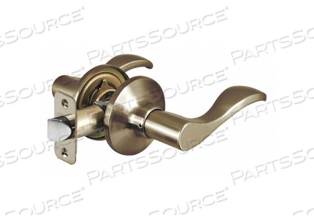 OEM#: WL0405BOXLEVER LOCKSET ANTIQUE BRASS WAVE STYLE by Master Lock