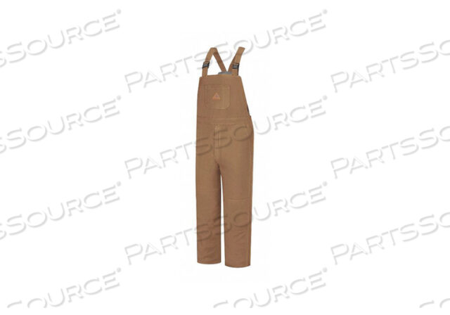 OEM#: BLN4BD LN 4XLBIB OVERALL FITS WAIST 56 TO 58 BROWN by VF Imagewear, Inc.