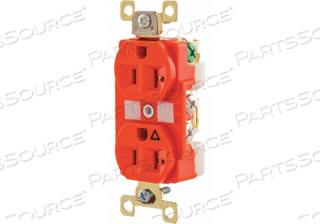 OEM#: BRY5362IGRECEPTACLE ORANGE NYLON 1.0 HP 2 POLES by Hubbell Power Systems