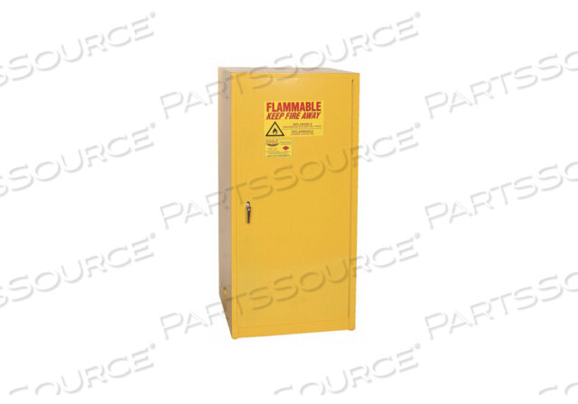 OEM#: 6110XFLAMMABLE SAFETY CABINET 60 GAL. YELLOW by Eagle
