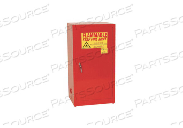 OEM#: 1906XREDFLAMMABLE SAFETY CABINET 16 GAL. RED by Eagle