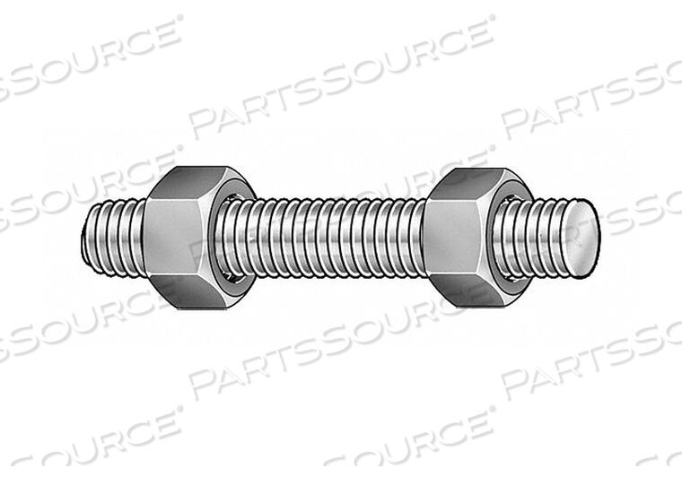 OEM#: B7-1.25-8THREADED STUD B7 1 1/4-8X8 IN PK4 by Maudlin Products