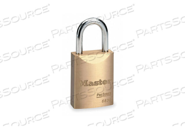 OEM#: 6830KA-10G121KEYED PADLOCK 25/32 IN RECTANGLE GOLD by Master Lock