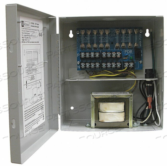 OEM#: ALTV248ULPOWER SUPPLY 8 FUSE 24VAC @ 3.5A by Altronix Corporation