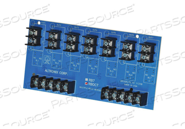 OEM#: RBOC7OPEN COLLECTOR MODULE 12/24VDC 7OUT by Altronix Corporation