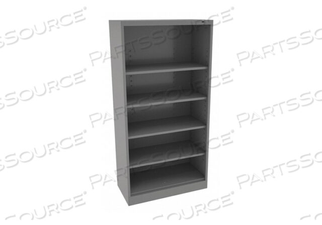 BOOKCASE GRAY WELDED 36 X 18 X 72