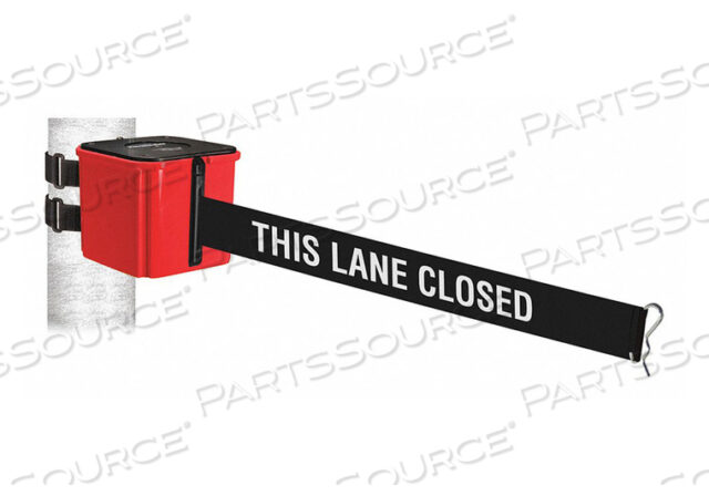 BELT BARRIER 4-1/2 W BLK/WHITE TEXT BELT