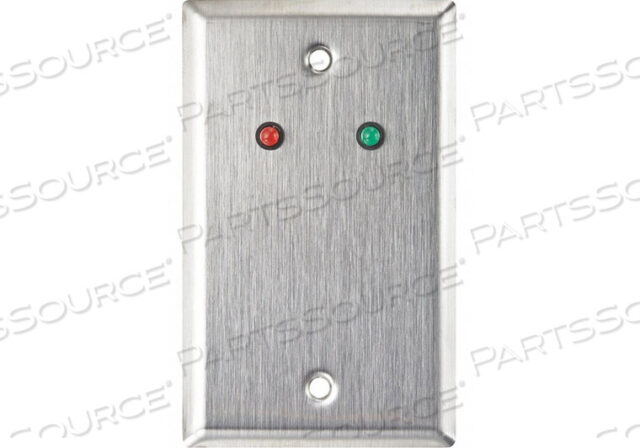 OEM#: RP-09LWALL PLATE SINGLE GANG STAINLESS STEEL by Alarm Controls
