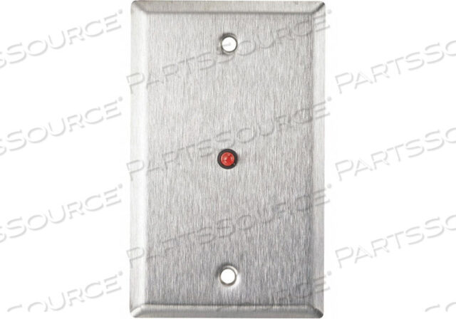 OEM#: RP-28WALL PLATE SINGLE GANG STAINLESS STEEL by Alarm Controls