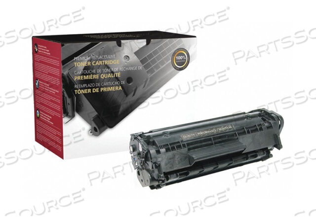 TONER CARTRIDGE BLACK REMANUFACTURED