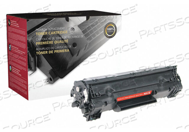 TONER CARTRIDGE BLACK REMANUFACTURED