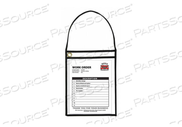 OEM#: 41922SHOP TICKET HOLDER 9 X 12 PK15 by C-Line