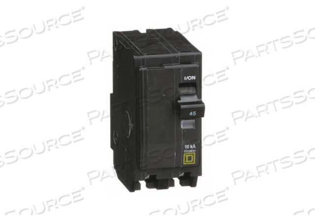 OEM#: QO245CIRCUIT BREAKER 45A PLUG IN 120/240V 2P by Square D