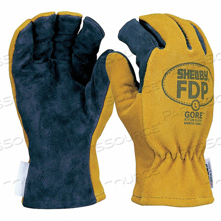 OEM#: 5226XLFIREFIGHTERS GLOVES XL PIGSKIN LTHR PR by Shelby
