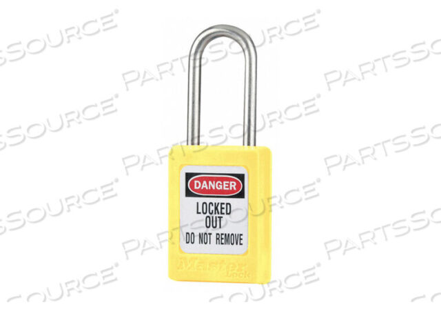 OEM#: S33KAS12YLWLOCKOUT PADLOCK KA YELLOW 1-13/16 H PK12 by Master Lock