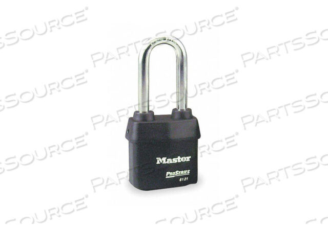 OEM#: 6121KALJ-10G013KEYED PADLOCK 7/8 IN RECTANGLE BLACK by Master Lock