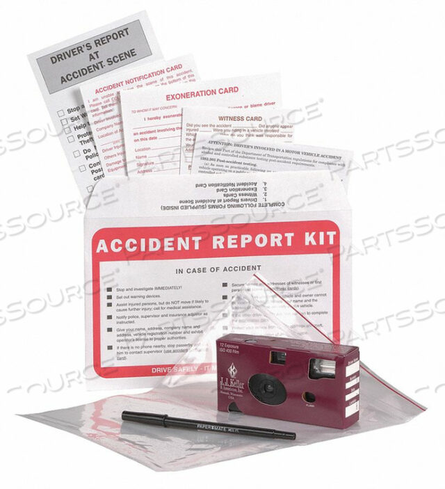 OEM#: 689-RACCIDENT REPORT KIT AUDIT/INVES/RECORDS by J.J. Keller & Associates