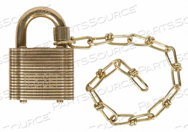 OEM#: 41USG-MB/40 KA X 5 CHAIN 2KKEYED PADLOCK 3/4 IN SQUARE GOLD PK5 by Abus