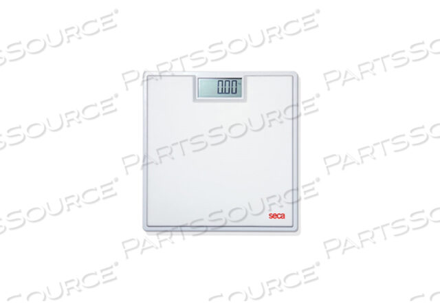 OEM#: 8031320009DIGITAL FLAT SCALE FOR INDIVIDUAL PATIENT USE, WHITE MAT, 330 LB/150 KG, DIGITAL DISPLAY by Seca Corp.