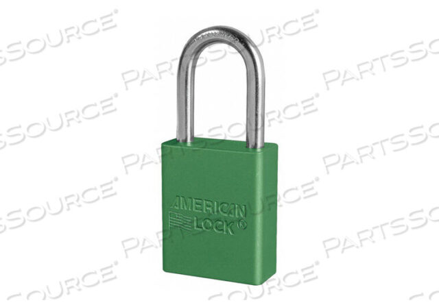 OEM#: A1106KAS3GRNE7785 LOCKOUT PADLOCK KA GREEN 1-7/8 H PK3 by Master Lock